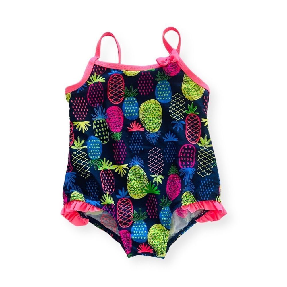 OshKosh Pineapples One Piece Swimsuit Size 18 Months